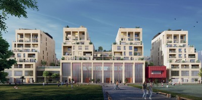 Programme neuf amplitude : Appartements Neufs Bordeaux : Bastide référence 4102