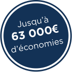 Jusqu'à 63 000€ d'économies