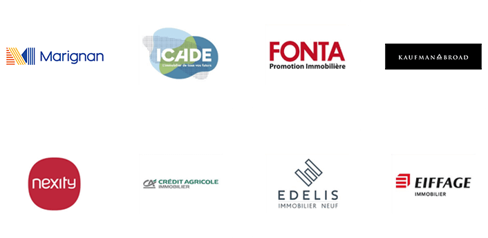 Promoteurs immobilier à Toulouse Liste de logos des promoteurs immobiliers à Toulouse et en France