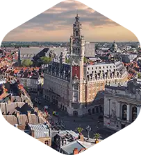 Ouverture de l'agence de Lille, vue sur la Grand Place du Général de Gaulle - IMMO9 Lille ouvre ses portes