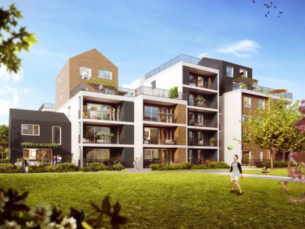 Programme neuf oak park : Appartements neufs à Bègles référence 5412, aperçu n°3