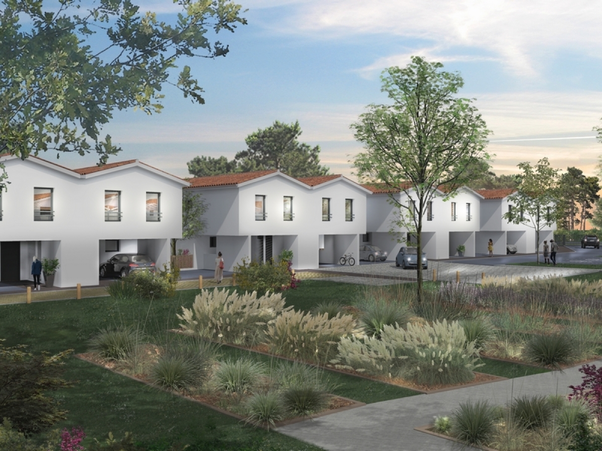 Programme neuf Green Cottage : Maisons neuves et appartements neufs à Saint-Médard-en-Jalles référence 5391, aperçu n°3