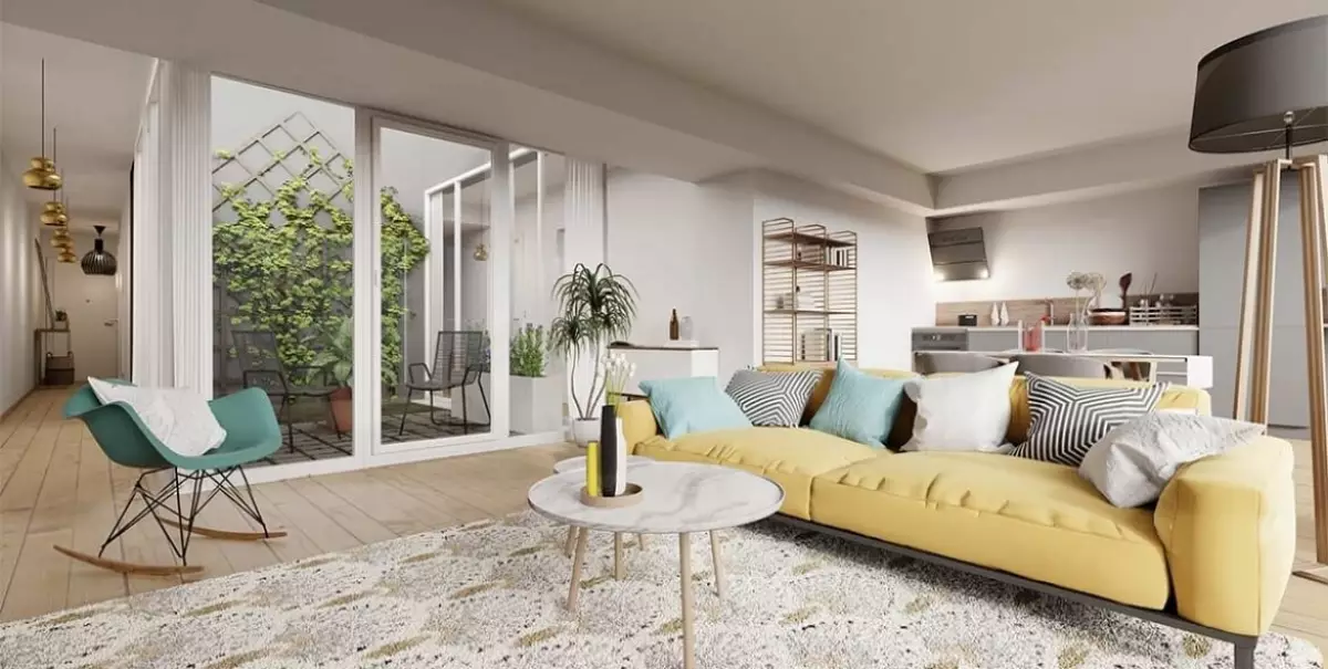 Programme neuf Tetris : Appartements neufs à Bruges référence 4223, aperçu n°2