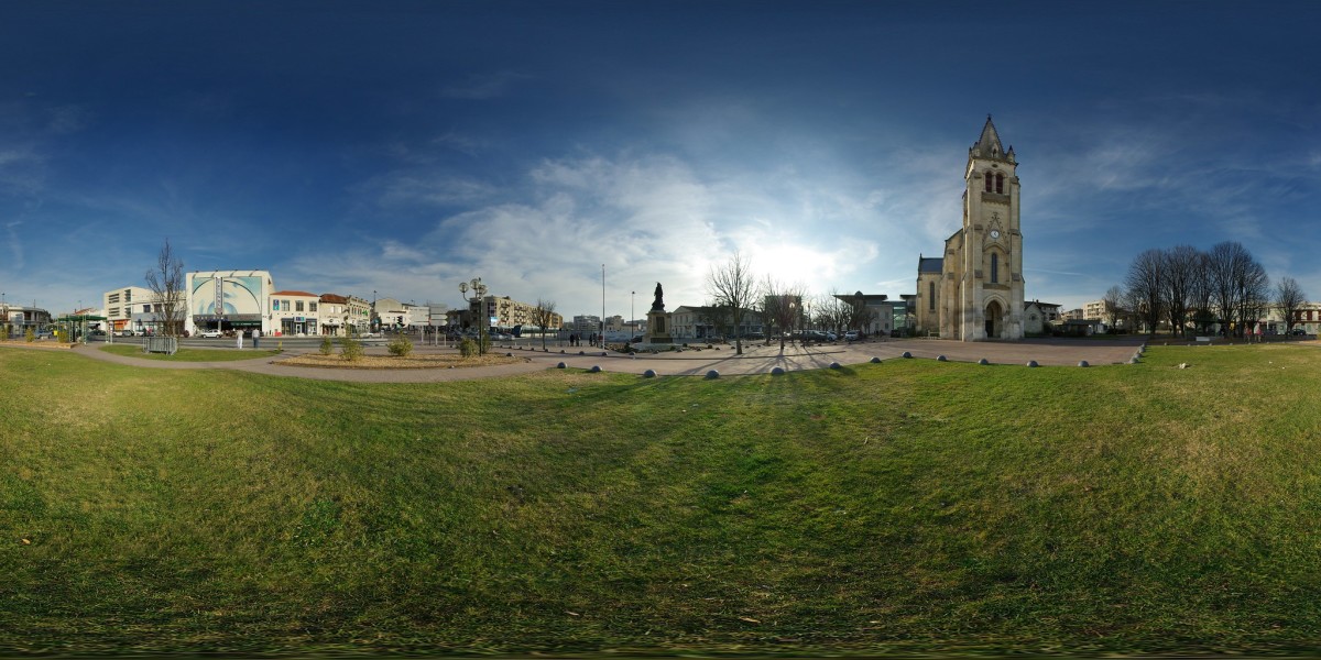 une ville qui se met au vert vue sur le centre-ville de Mérignac