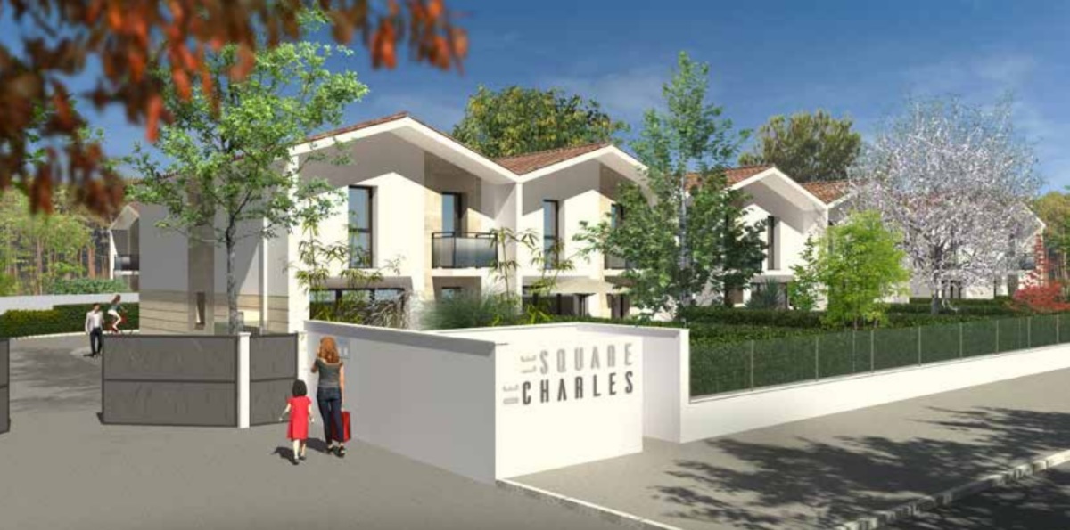 Programme neuf Square de Charles : Maisons neuves à Mérignac référence 5021, aperçu n°0
