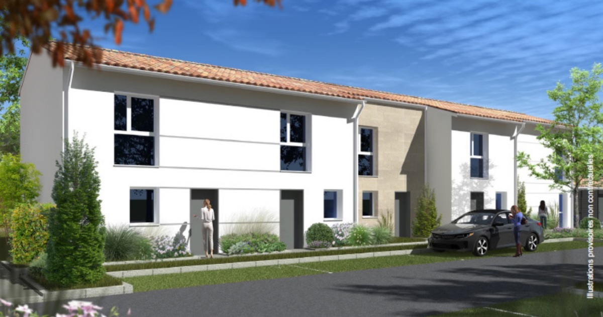 Programme neuf Jardins d'Adèle : Appartements neufs à Villenave-d'Ornon référence 5025, aperçu n°2