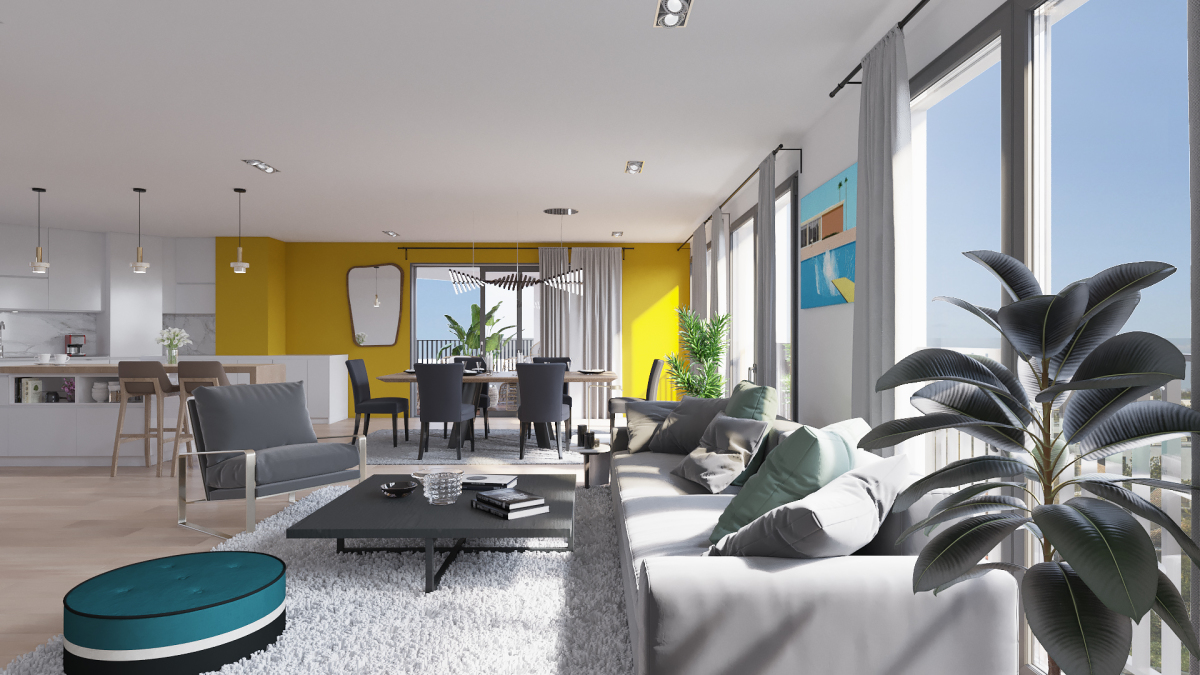 Programme neuf Skyline : Appartements neufs à Caudéran référence 5092, aperçu n°2