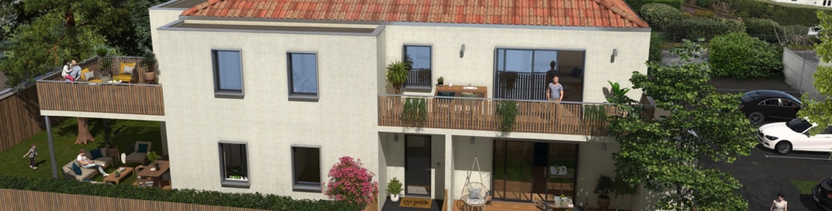 Programme neuf Allées des Camélia : Appartements neufs à Mérignac référence 5155, aperçu n°0