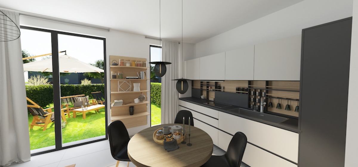 Programme neuf Ateliers d'Iris : Maisons neuves à Mérignac référence 5209, aperçu n°2