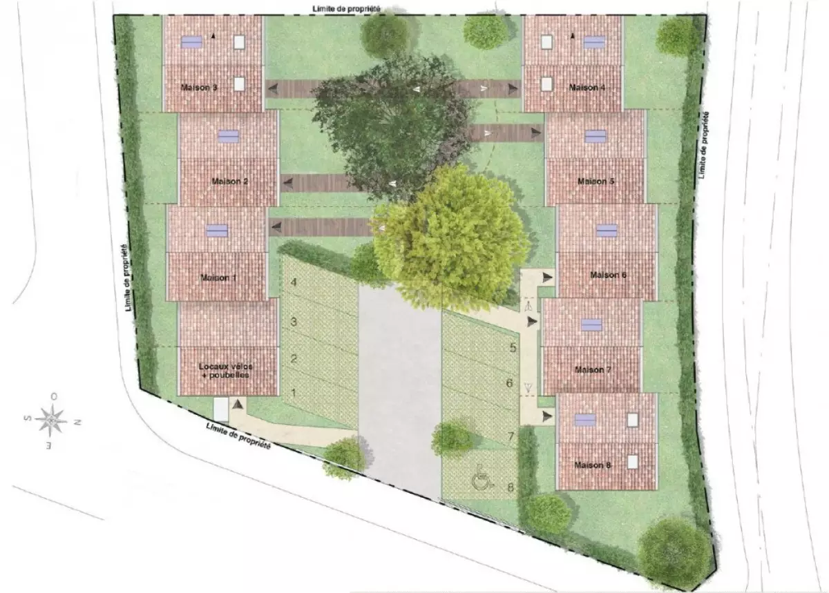 Programme neuf Clos Daudet : Maisons neuves à Pessac référence 5220, aperçu n°3