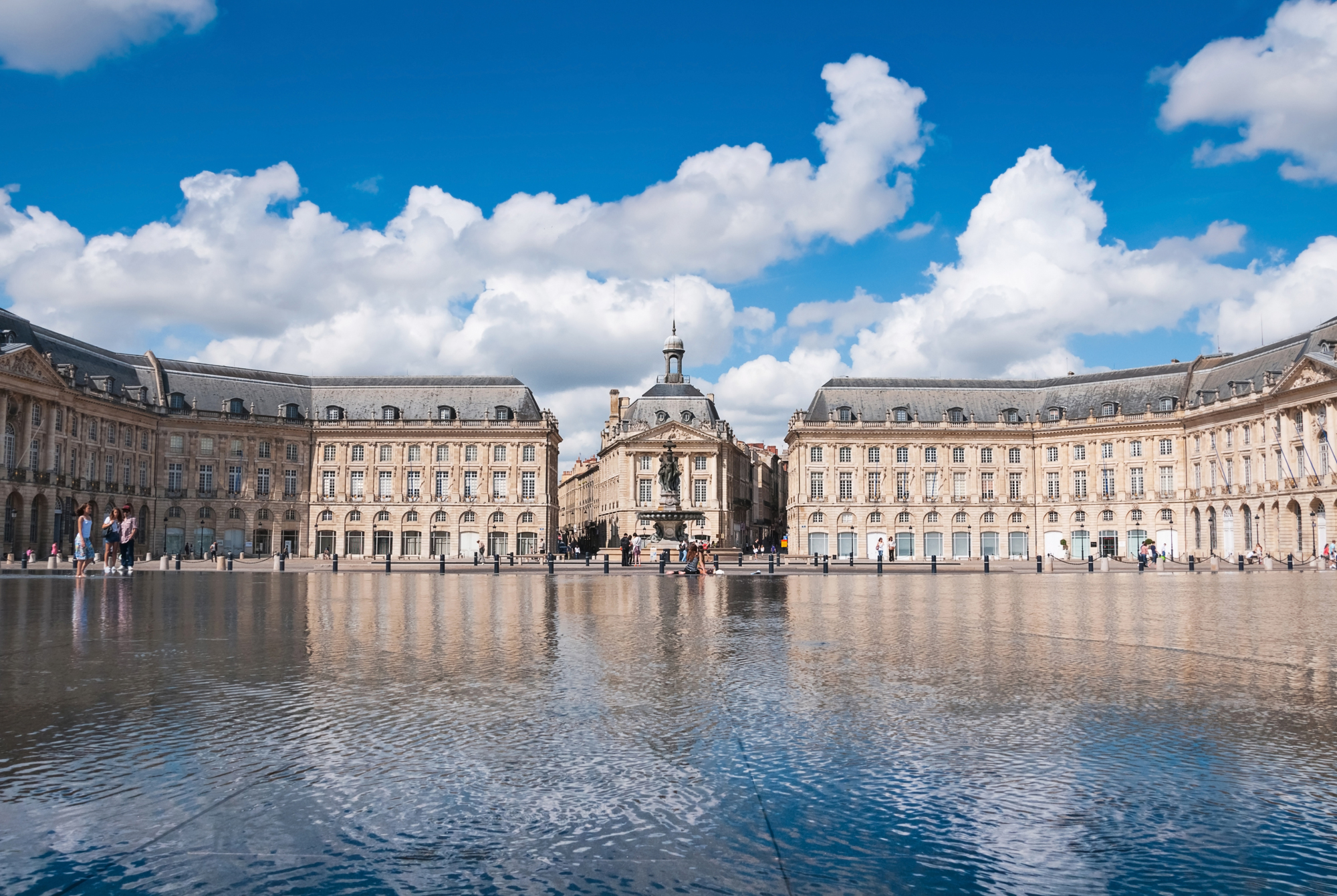 Place de la Bourse à Bordeaux