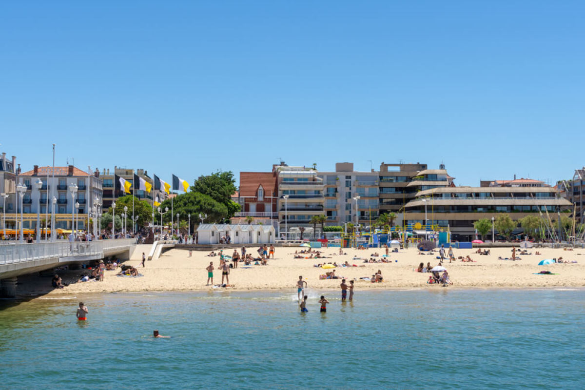 Immobilier neuf Bordeaux métropole - Plage centrale à Arcachon