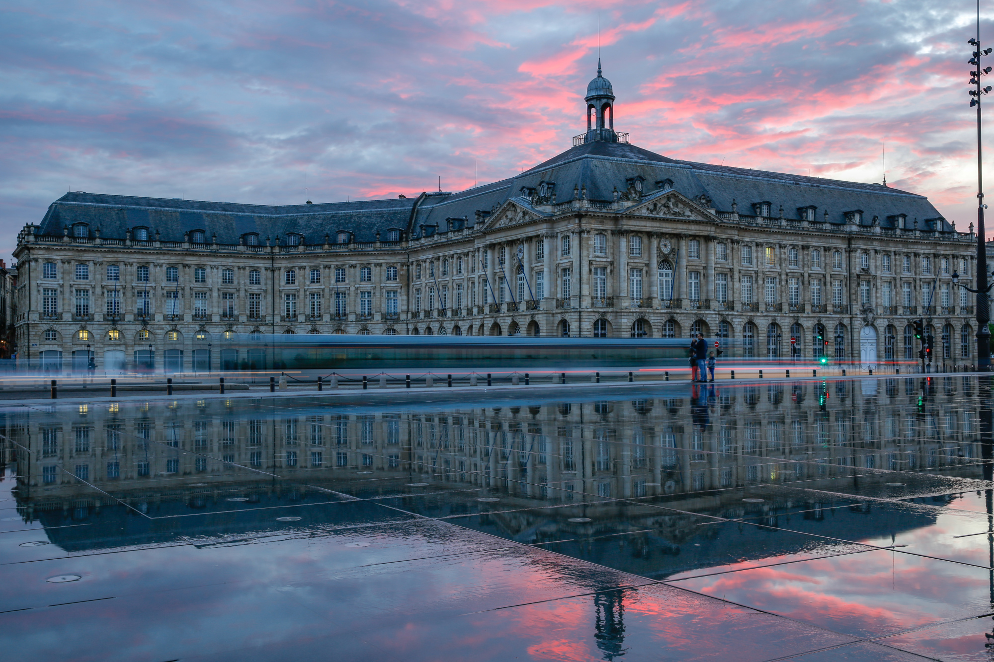 Place de la Bourse à Bordeaux