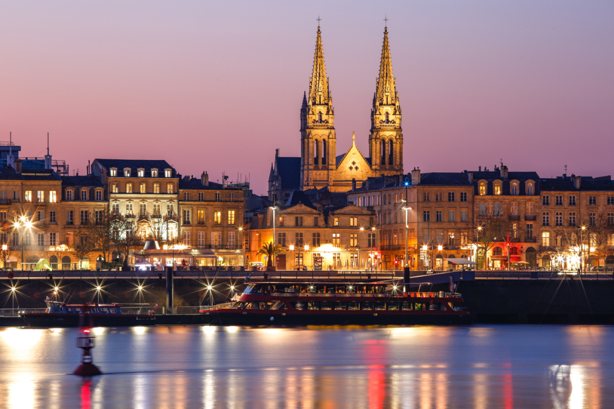 Chantier des Quais des Caps à Bordeaux - Vue sur le quartier des Chartrons