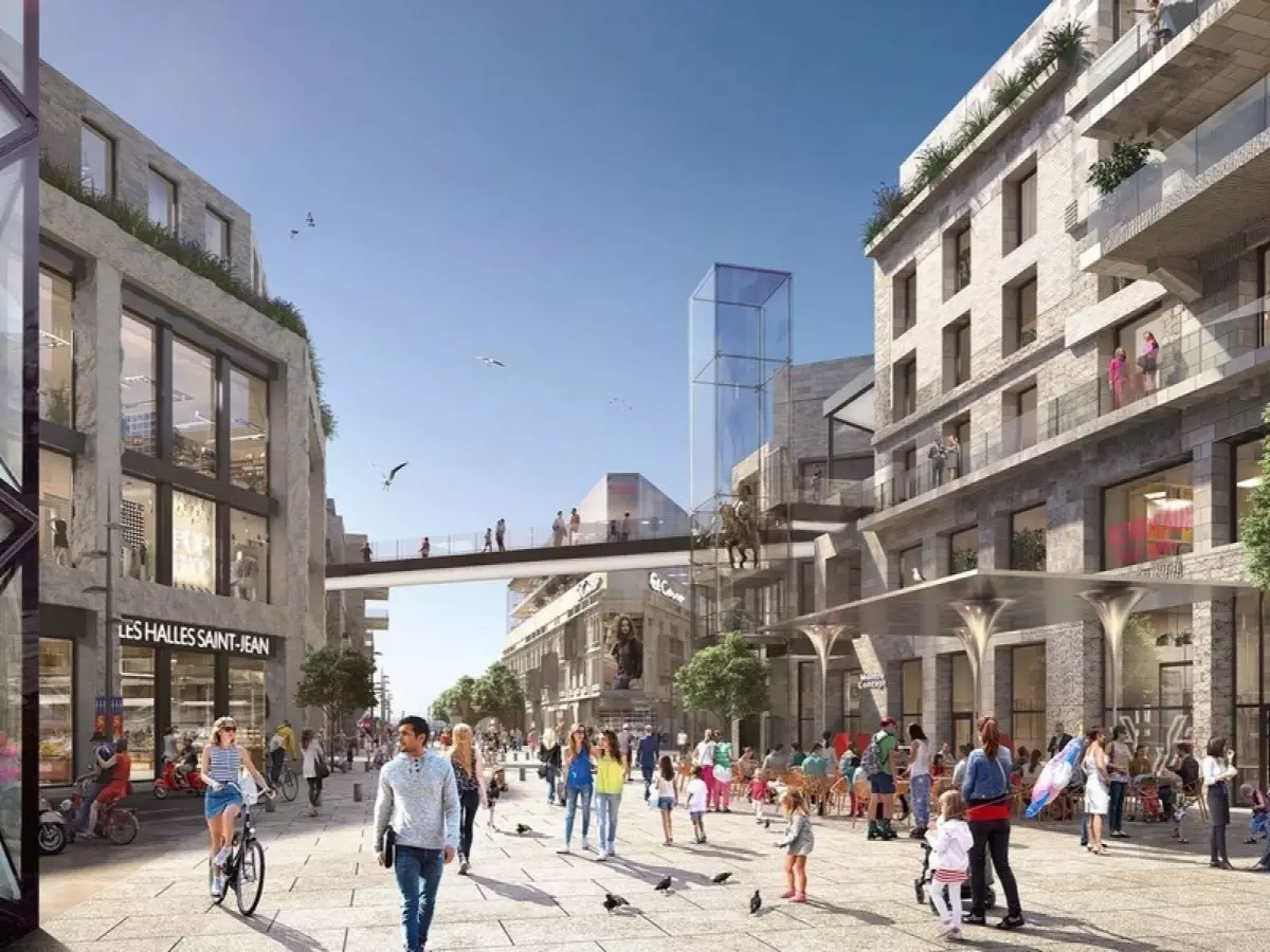 La nouvelle "Rue Bordelaise" "La nouvelle "Rue Bordelaise" longue 300 mètres se verra dotée de nombreux commerces