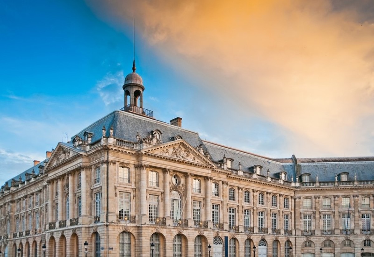 Place de la Bourse à Bordeaux