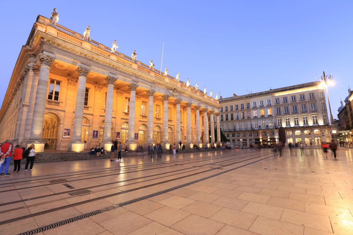 Place de la Comédie à Bordeaux