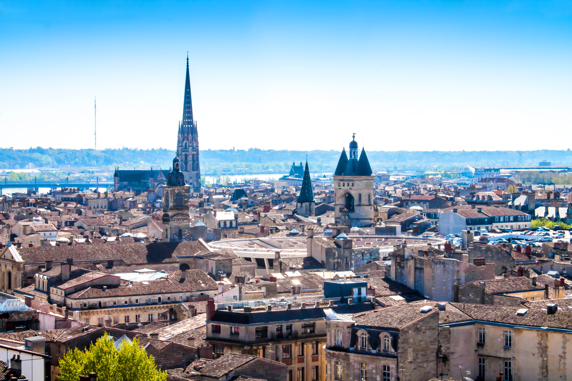 Vue sur la ville de Bordeaux