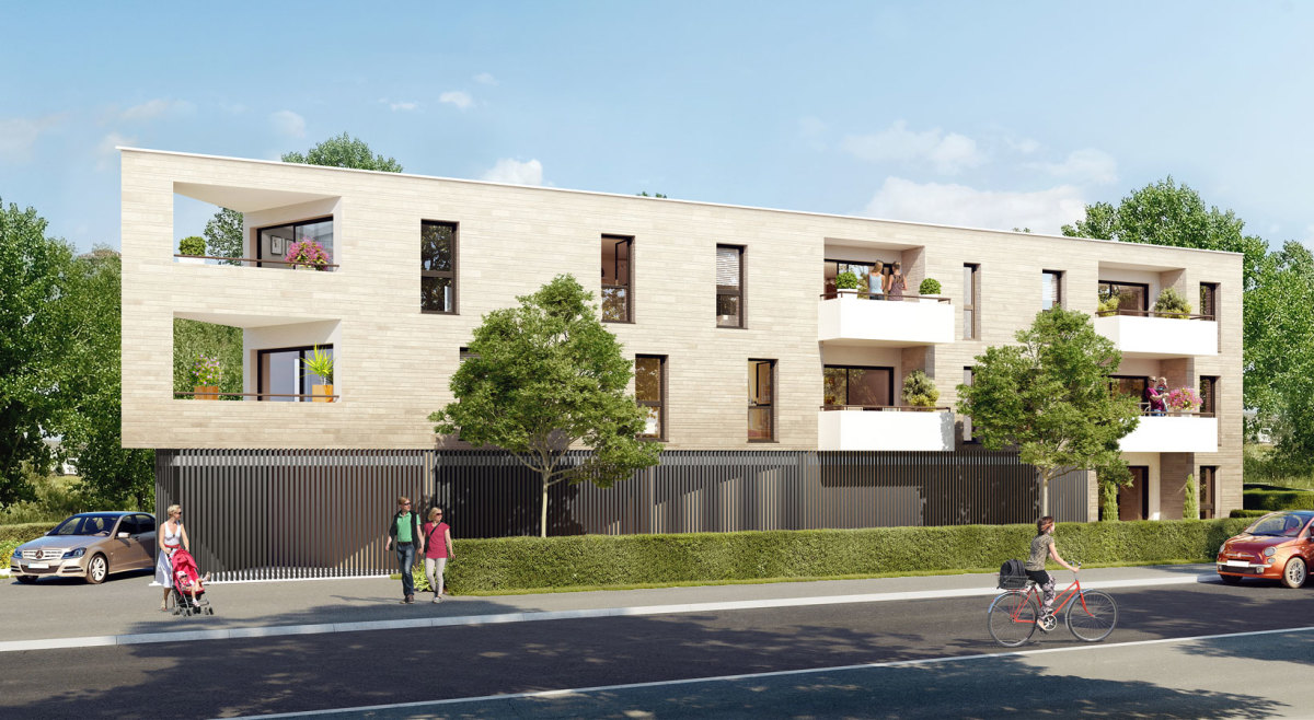 La résidence Marn 96 Av à Mérignac Lamotte Promotion - Résidence Marn 96 Av