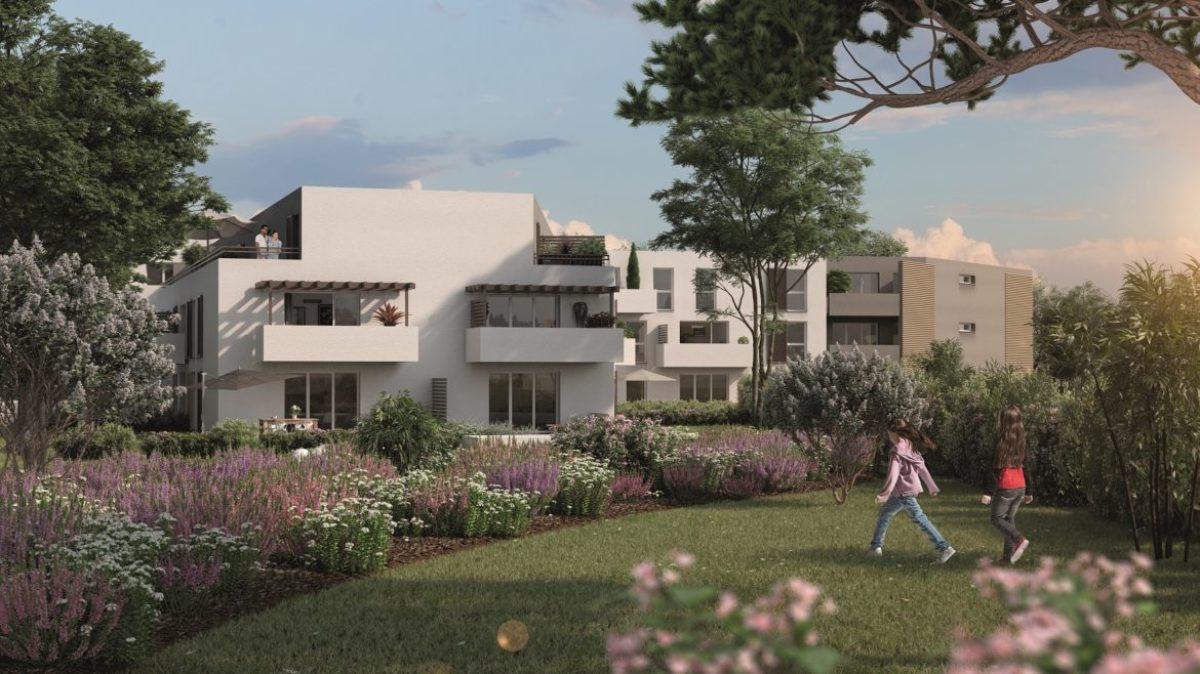 Vue sur la résidence Urban Nature à Villenave-d'Ornon Domuci - Résidence Urban Nature