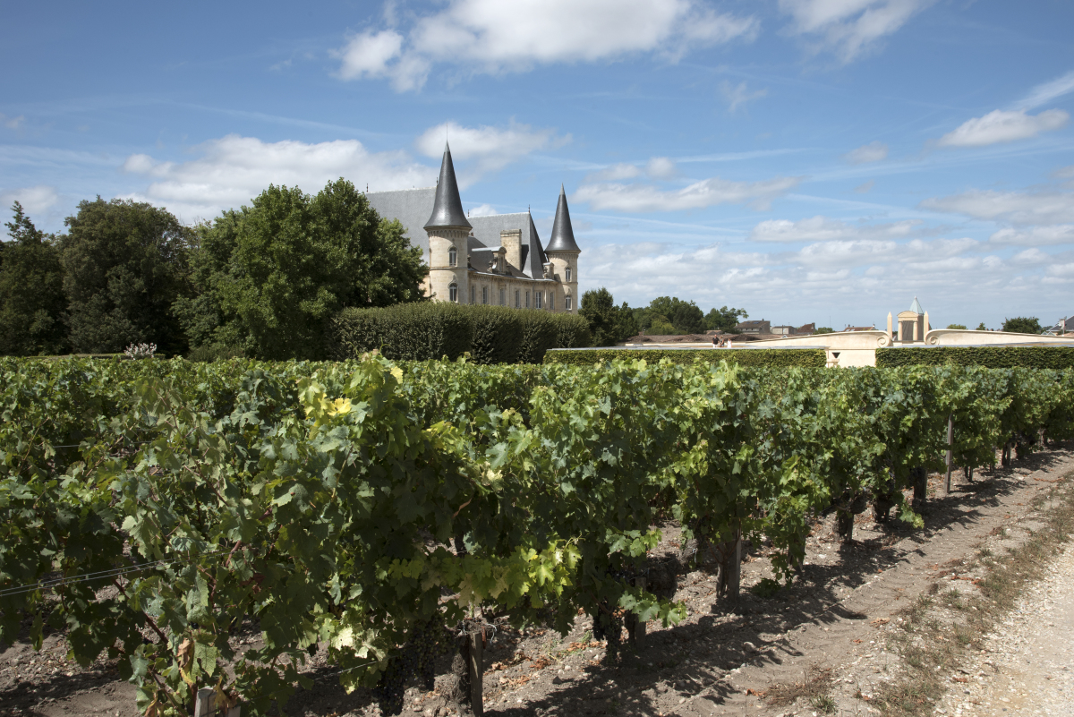 Bordeaux est entouré de nombreux vignobles et châteaux Bordeaux et le vin - le château de Pauillac