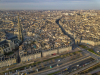 Vue aérienne de Bordeaux et de l'église Saint-Michel