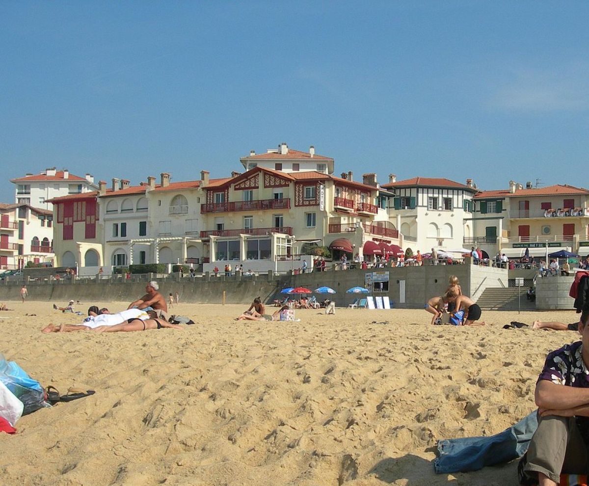 Bâtiments et plage d’Hossegor