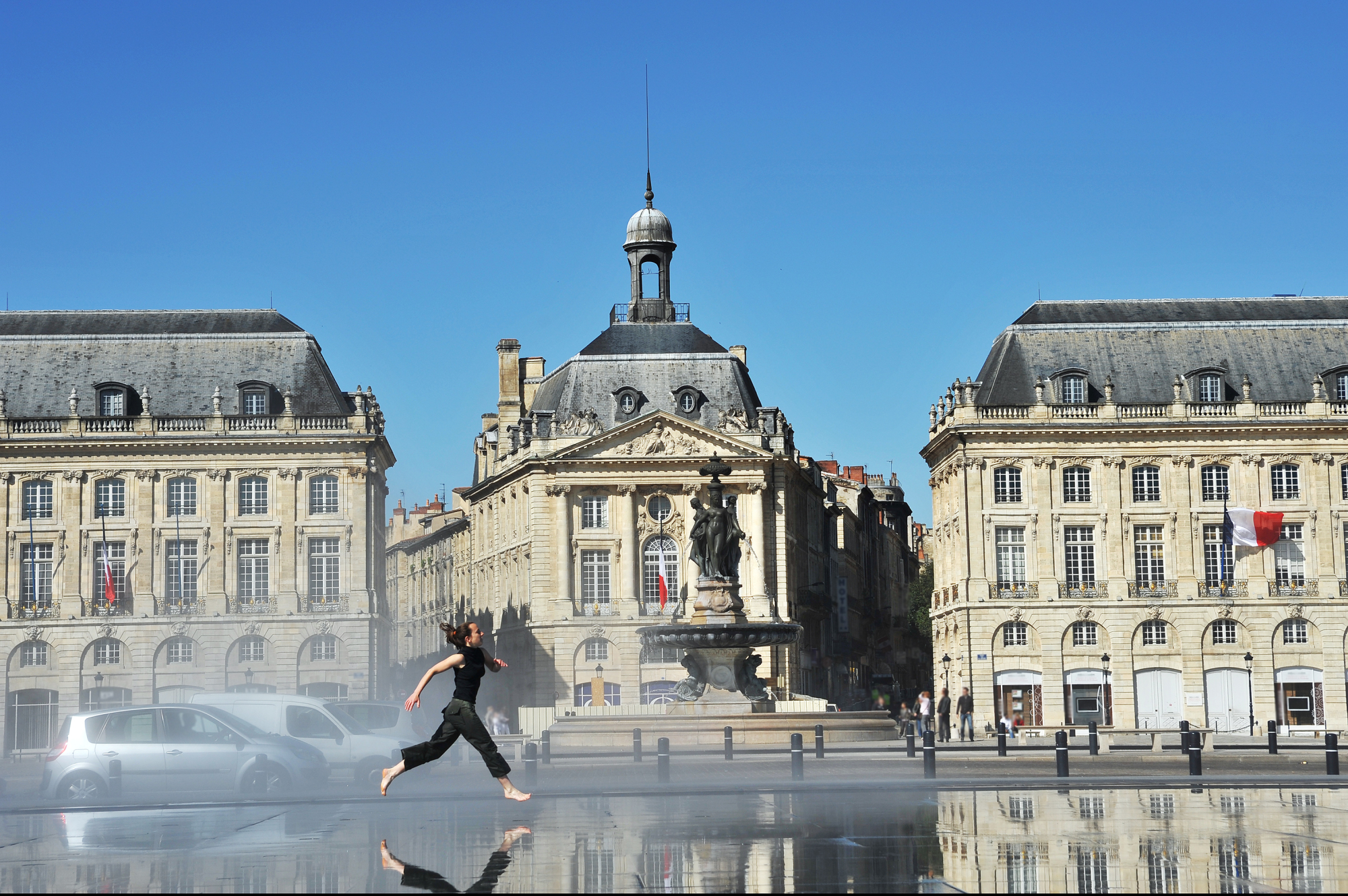 miroir d'eau à Bordeaux