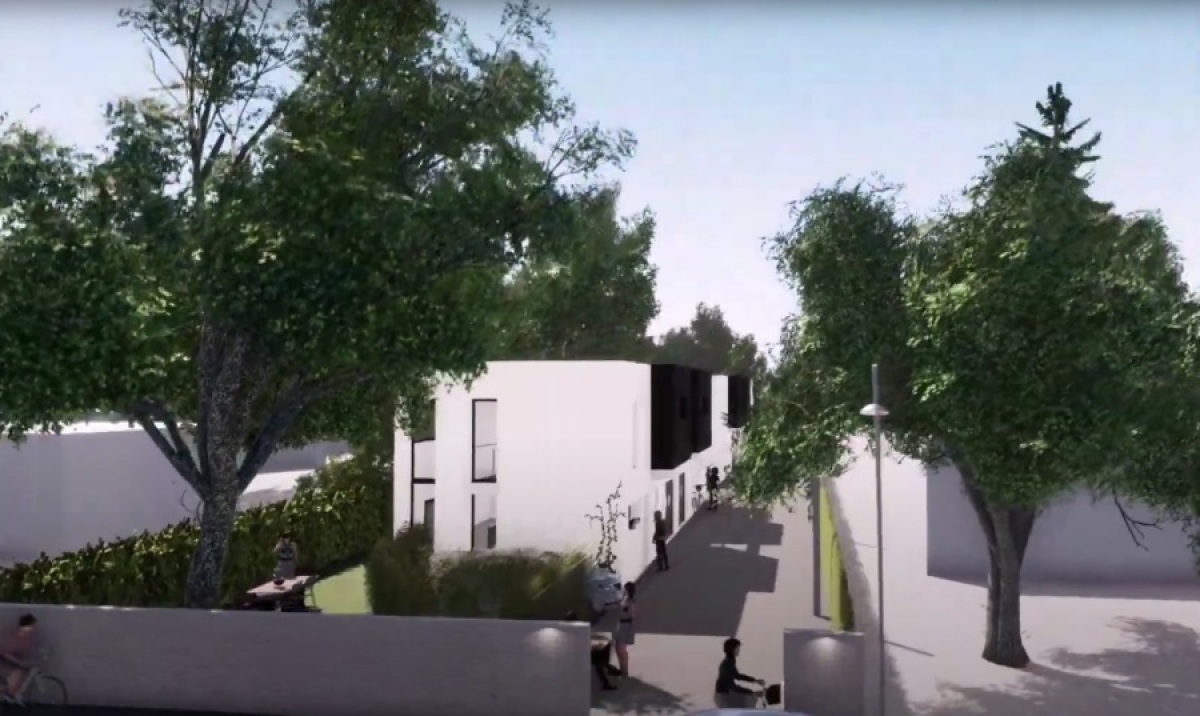 Vue sur une résidence moderne près de Bordeaux ADN Patrimoine à Bordeaux – vue sur une résidence réalisée par ADN Patrimoine à Parempuyre