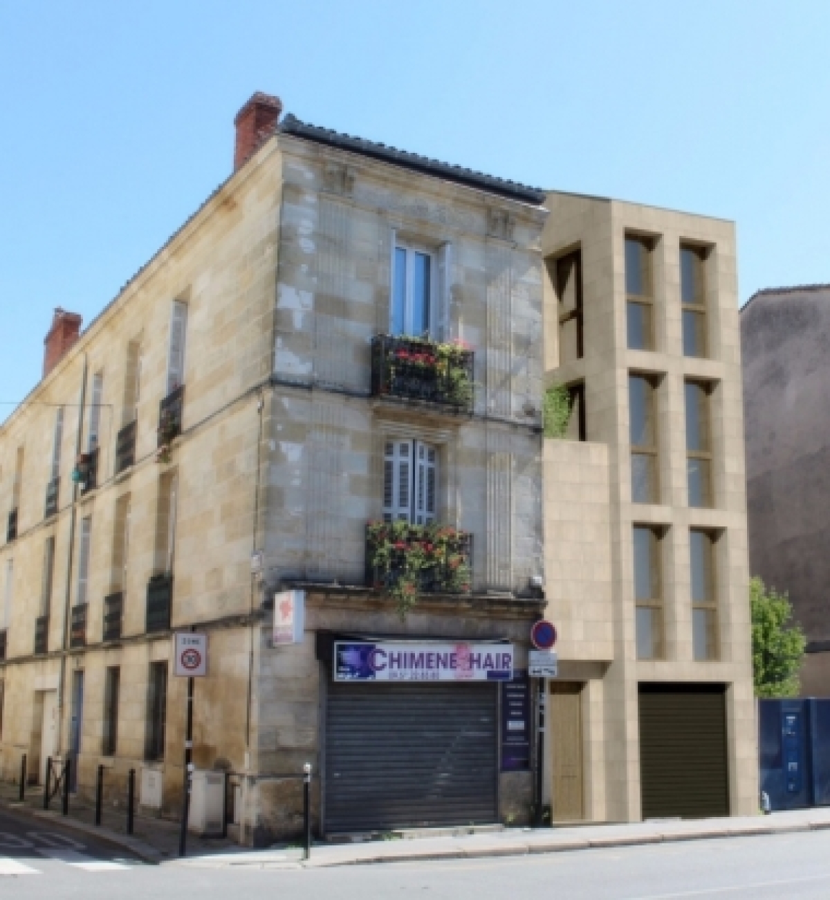 Angelys Group – vue sur une résidence réhabilitée dans le quartier des Capucins à Bordeaux