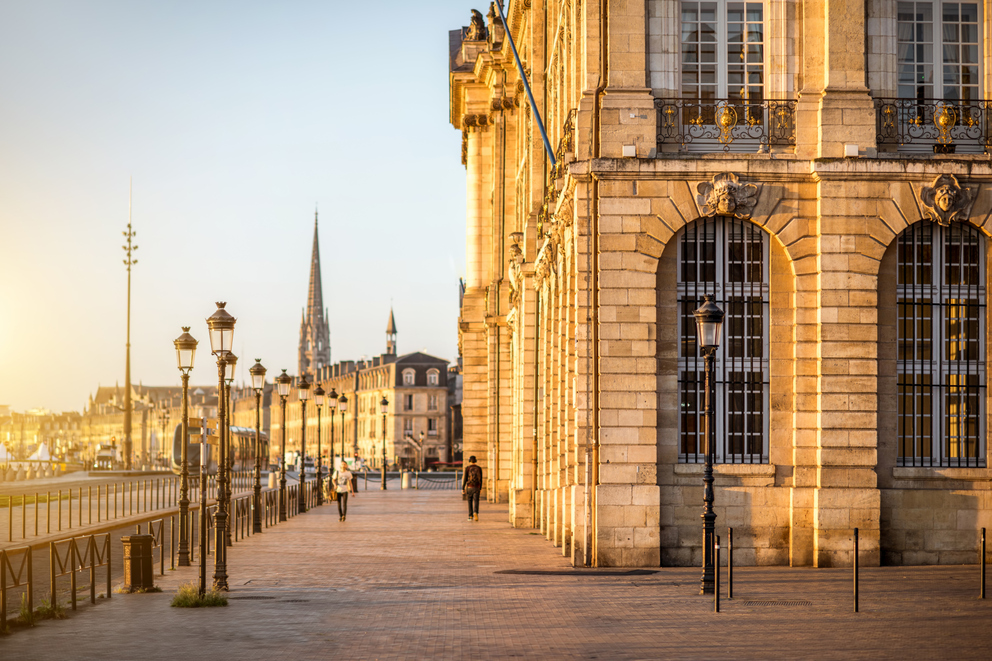 La place de la Bourse à Bordeaux