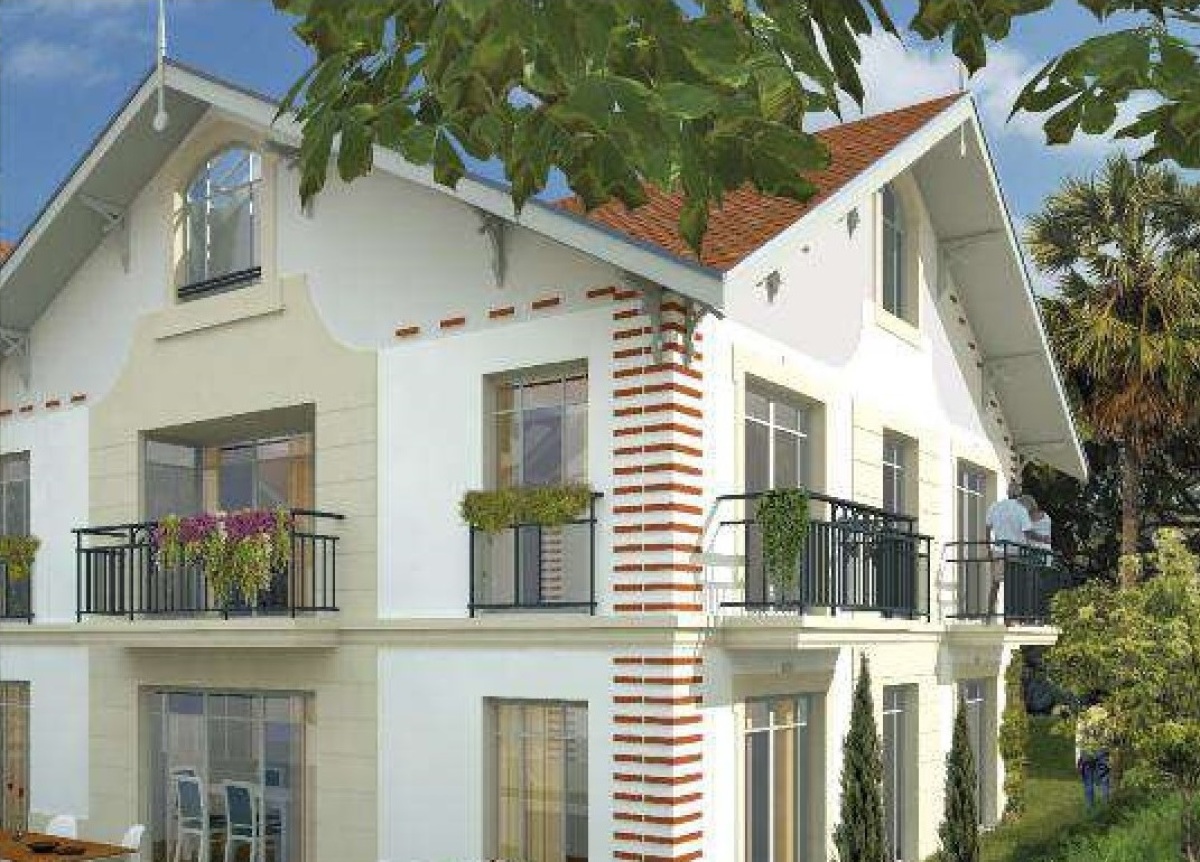 Programme neuf Villa Plaisance : Appartements neufs à Arcachon référence 6446, aperçu n°2