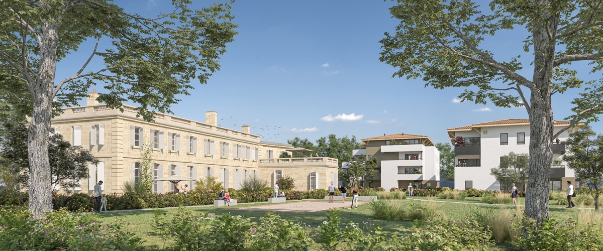 Programme neuf Domaine de Lahouneau : Appartements neufs à Gradignan référence 5731, aperçu n°0