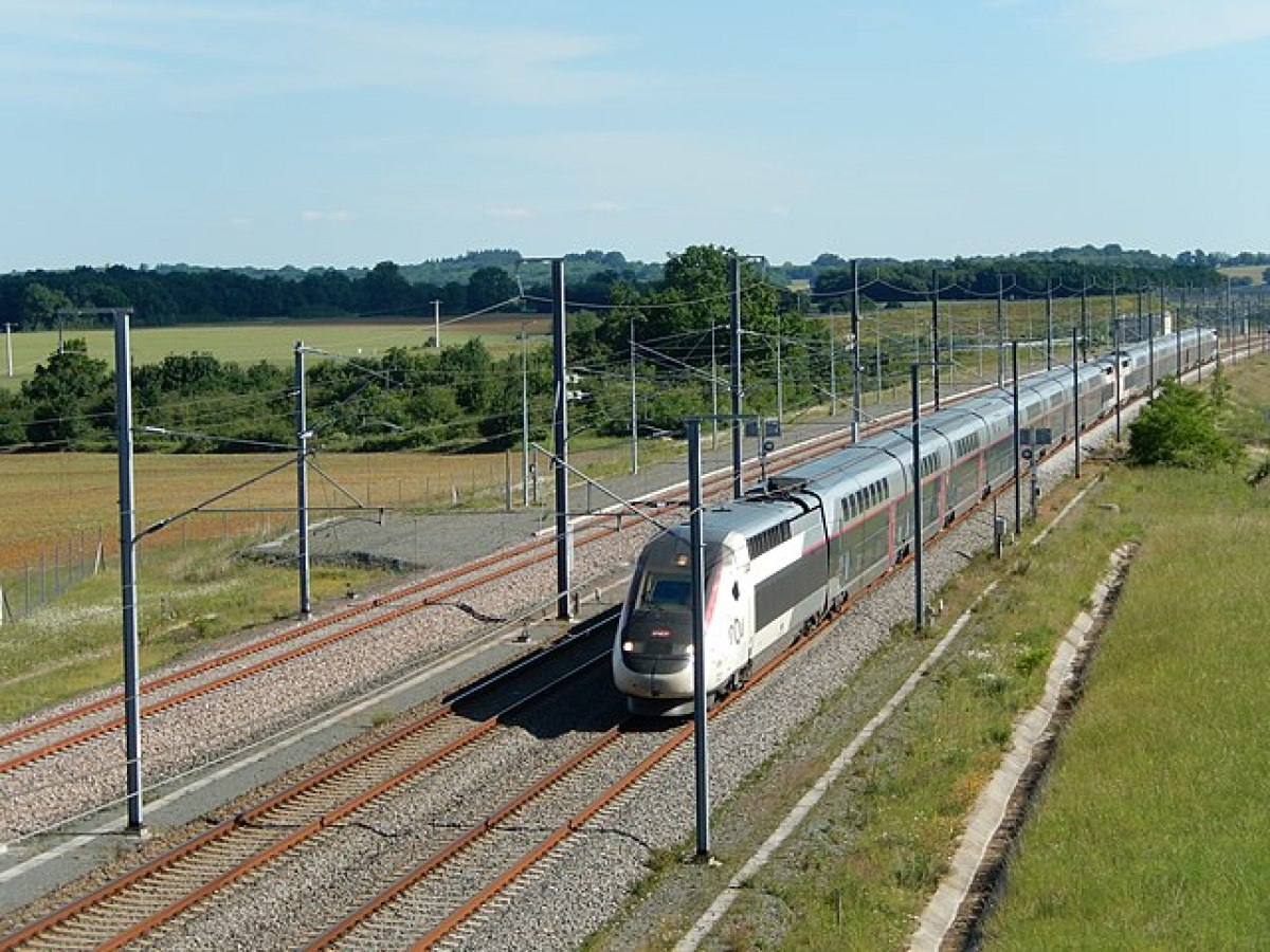 Vue sur la LGV