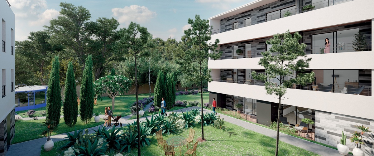 Programme neuf Jardin de Majorelle : Appartements neufs à Cenon référence 5772, aperçu n°2
