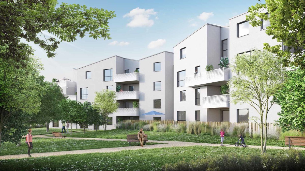 Programme neuf Les Lacs : Appartements neufs à Villenave-d'Ornon référence 5830, aperçu n°2
