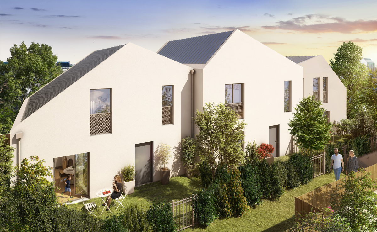 Programme neuf Atelier Dulamon : Maisons neuves et appartements neufs à Les Chartrons référence 5845, aperçu n°4