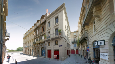 Programme neuf 46 Ausone : Appartements Neufs Bordeaux : Hotel de ville Quinconces référence 5954
