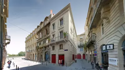 Programme neuf 46 Ausone : Logements neufs Bordeaux : Hotel de ville Quinconces référence 5954