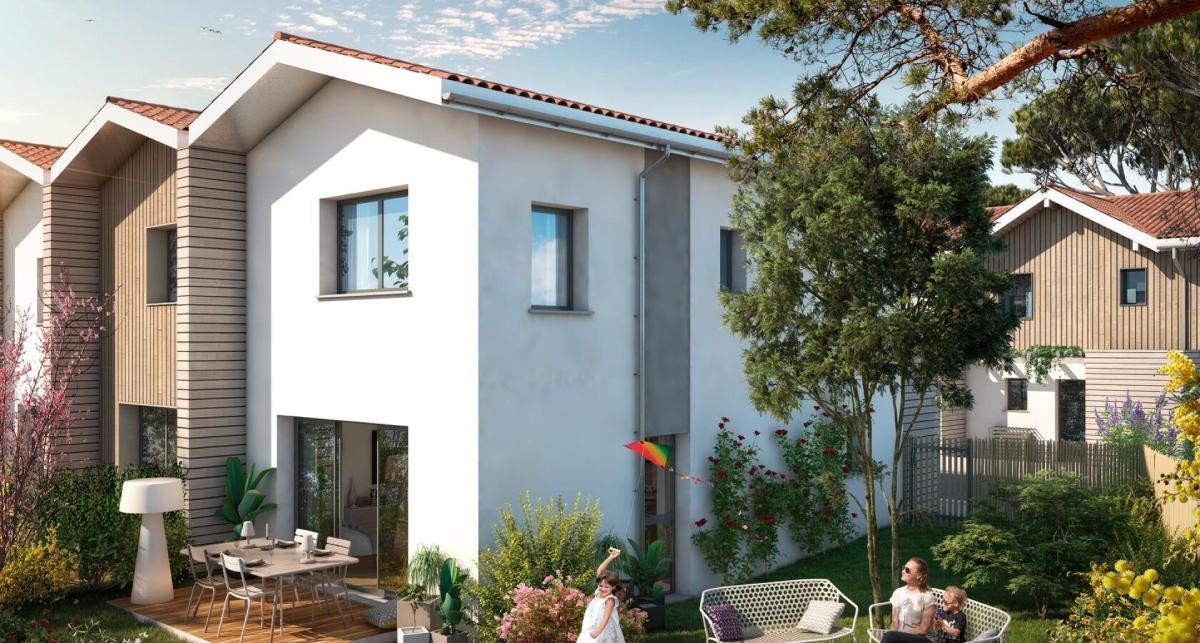 Programme neuf Villa Cano : Maisons neuves à Lacanau référence 5981, aperçu n°2