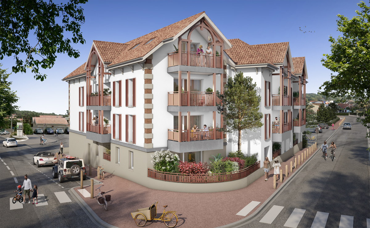 Programme neuf Boho : Appartements neufs à Lacanau référence 6046, aperçu n°0