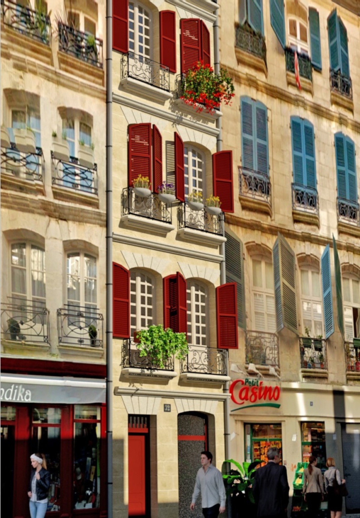 Programme neuf 32 Rue d'Espagne : Appartements neufs à Bayonne référence 6018, aperçu n°0