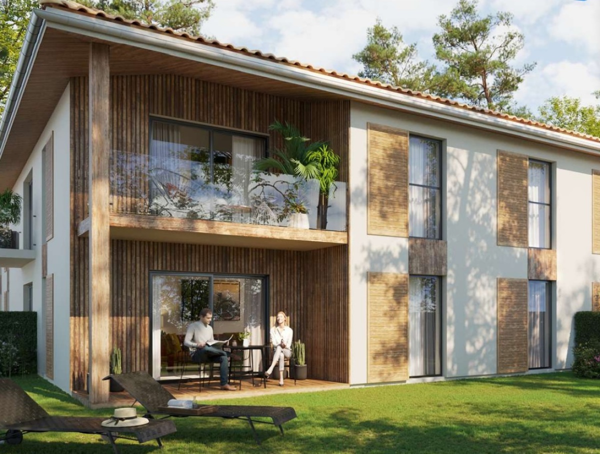 Programme neuf Le Cottage : Appartements neufs à Biscarrosse référence 6019, aperçu n°2