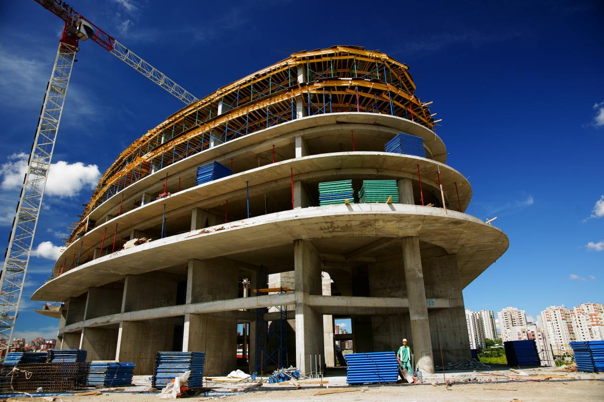 des logements en construction
