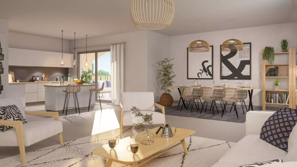 Programme neuf Kaleo : Appartements neufs à Le Teich référence 6457, aperçu n°1
