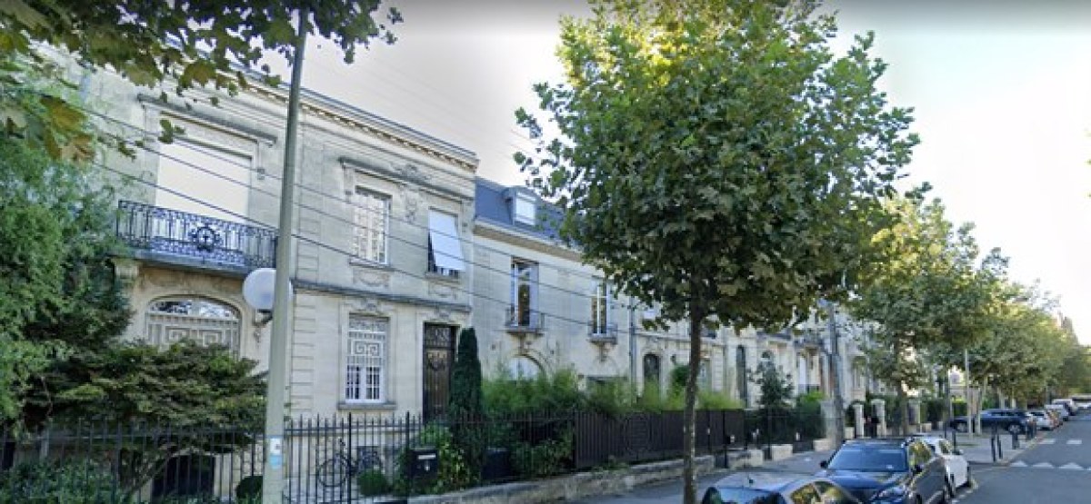 Meilleur quartier Bordeaux – vue sur des façades de maisons bourgeoises à Caudéran