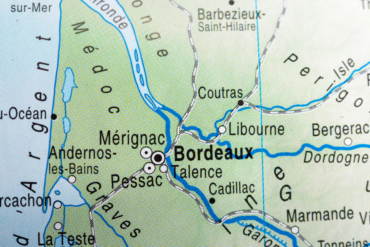 carte de la Gironde