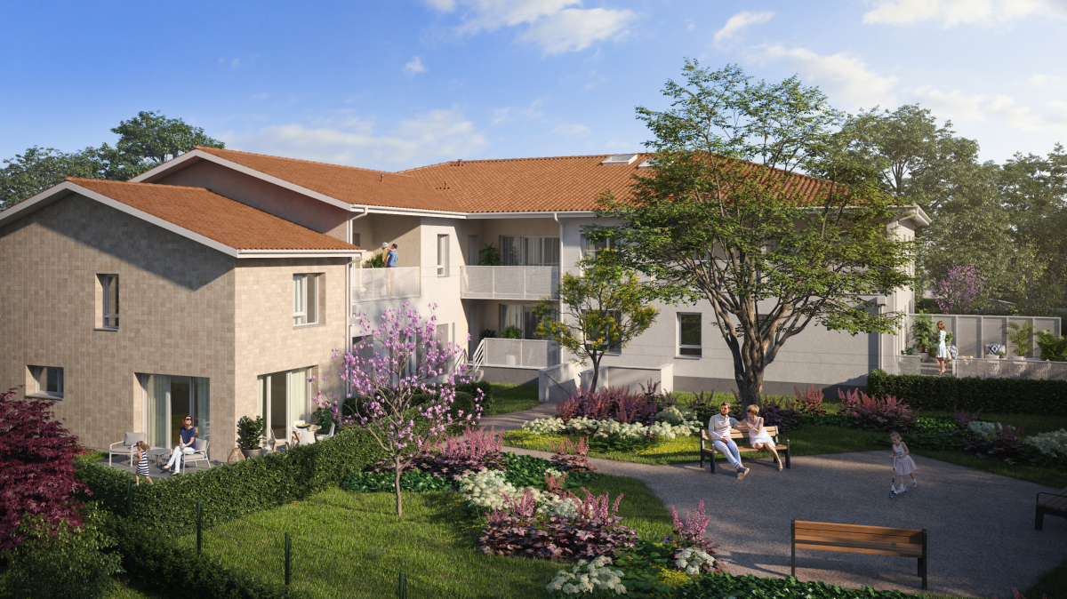 Programme neuf Jardin d'Amanieu : Maisons neuves et appartements neufs à Villenave-d'Ornon référence 6249, aperçu n°0