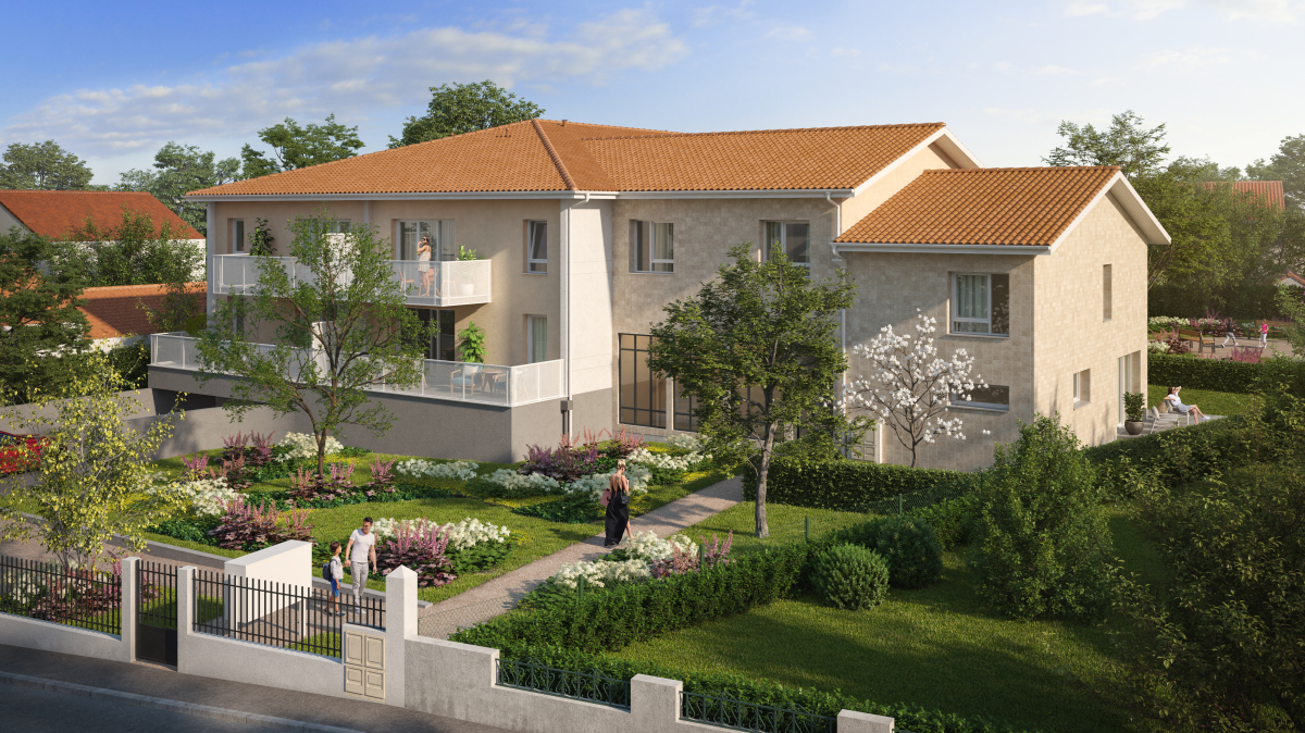 Programme neuf Jardin d'Amanieu : Maisons neuves et appartements neufs à Villenave-d'Ornon référence 6249, aperçu n°3