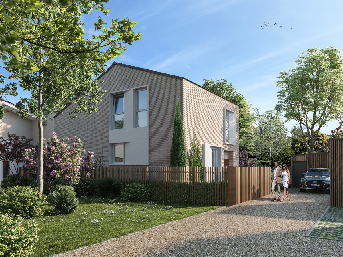 Programme neuf Domaine Palomino : Maisons neuves à Bruges référence 6271, aperçu n°2